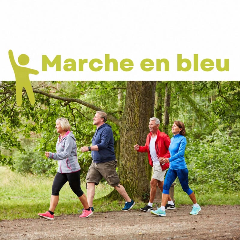 Marche en bleu